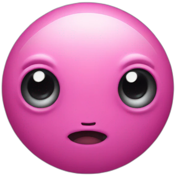 pink-colored-round-mysterious-creature emoji