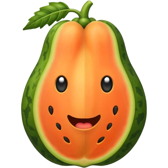 freak papaya emoji
