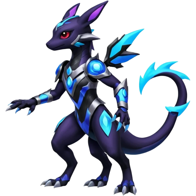 Salandit-Umbreon-Silvally-fusion (full body) emoji