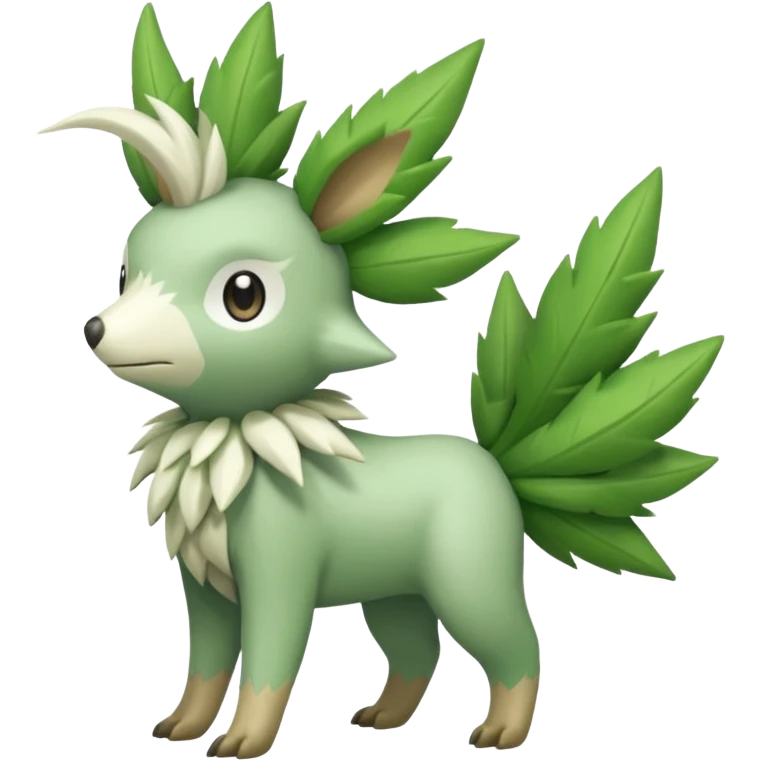 Virizion-Trico-Amaura-Shaymin-hybrid-creature (full body) emoji