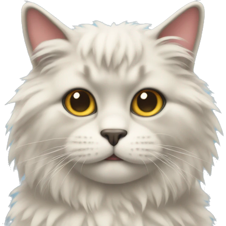 Fluffy cat emoji