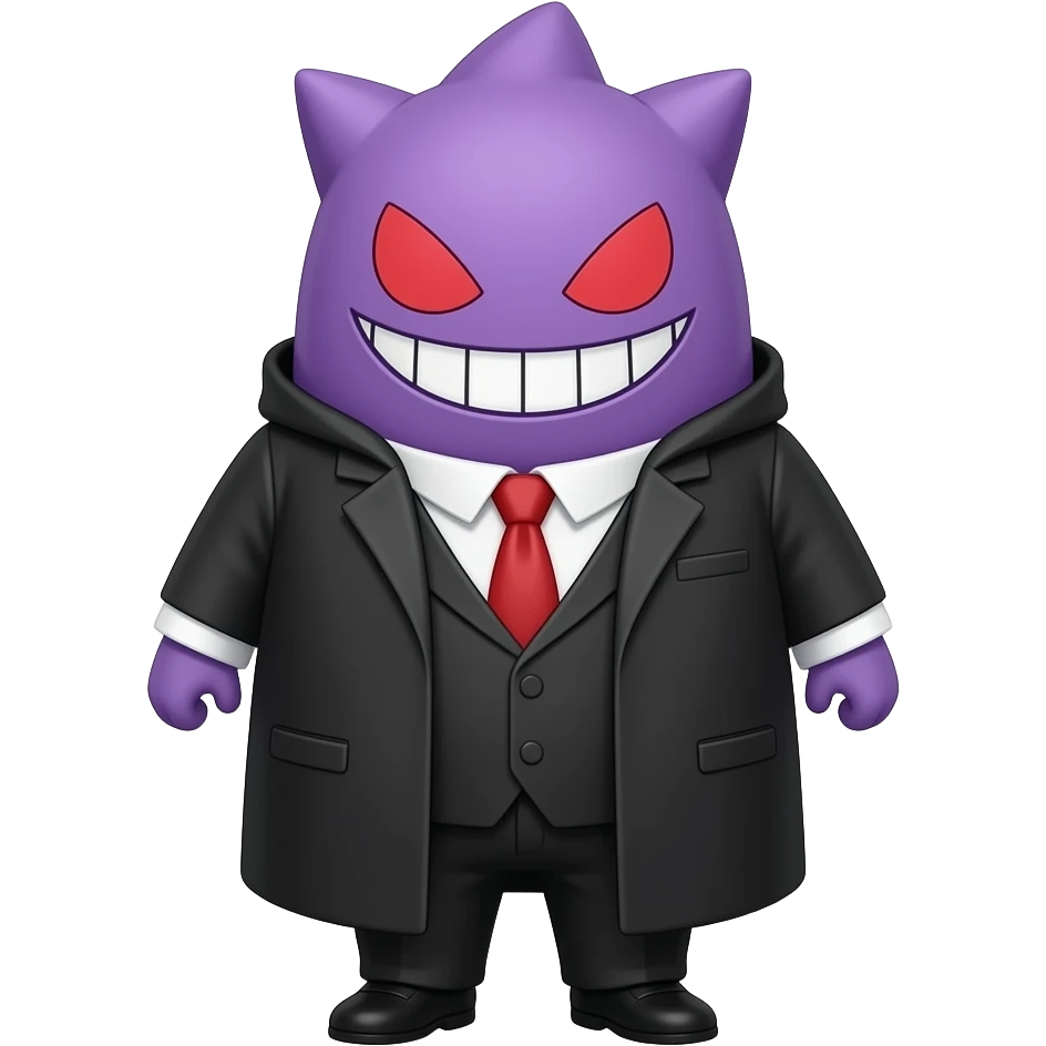 pokemon gengar dressed as a lawyer emoji
