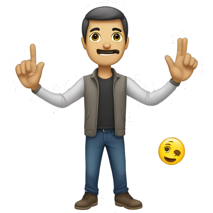 Такса в руках у девочки  emoji