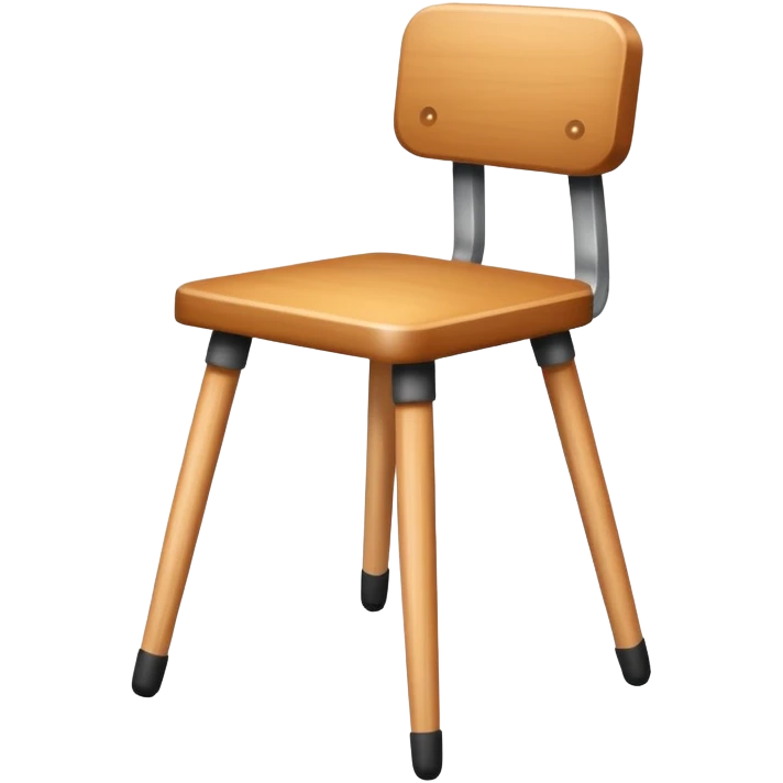 Chair with legs walking emoji