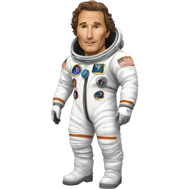 Matthew McConaughey spacesuit emoji
