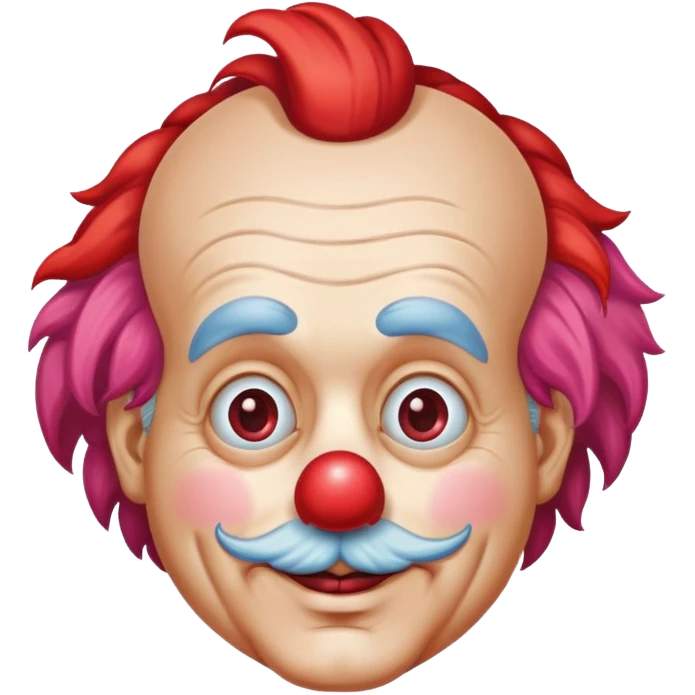 Grandpa clown emoji