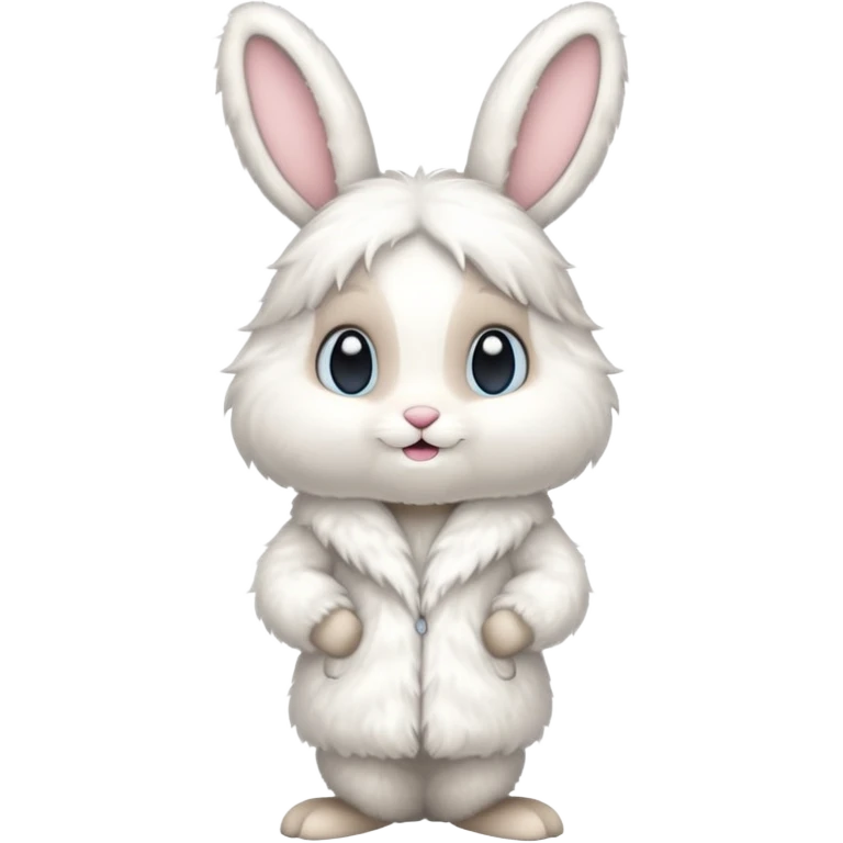 Happy Birthday snow bunny emoji