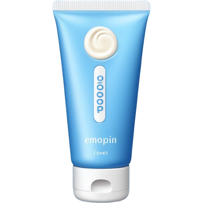 blue cream tube packaging emoji