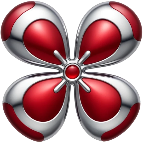 Chrome hearts dark red emoji