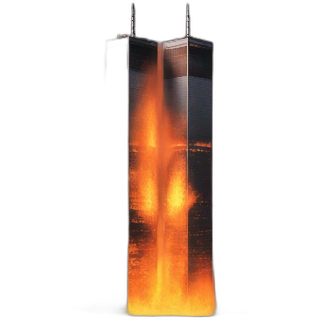 twin tower fire emoji