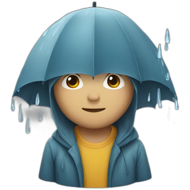 rain emoji