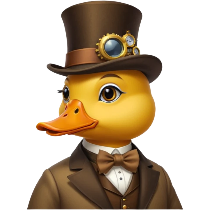 socialite stimpunk  duck emoji