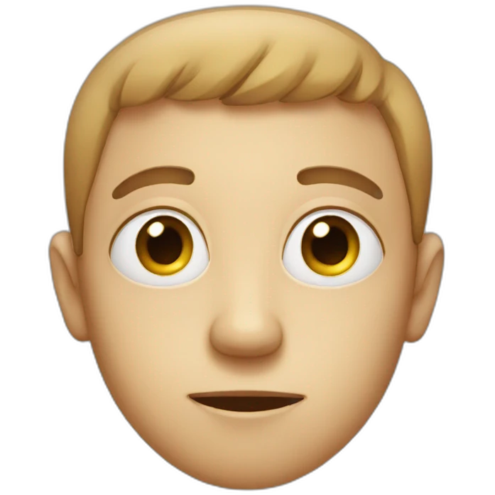 Face with big eyes emoji