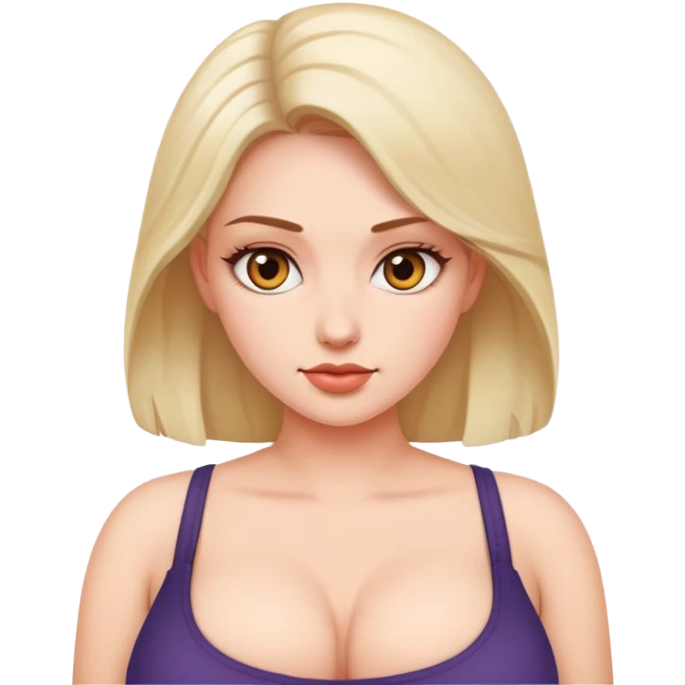 Big boobs lady emoji
