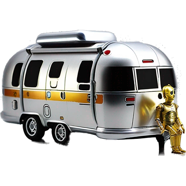 Long wheelbase airstream Hot Wheels 2014 Star Wars C-3PO Van Character Cars emoji