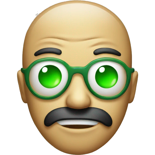 Green toxic emoji