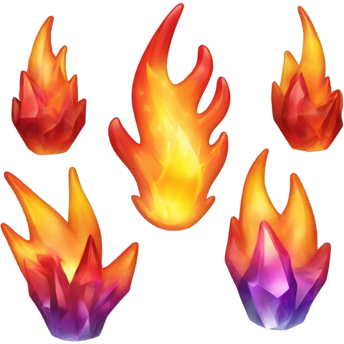 fire crystal emoji