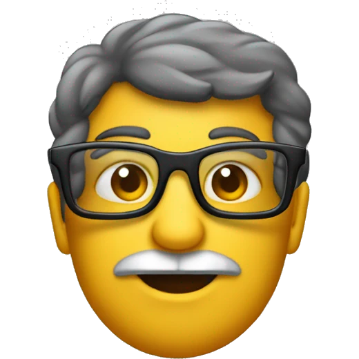 Tubarão com óculos de sol emoji
