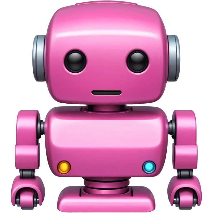 pink robot emoji