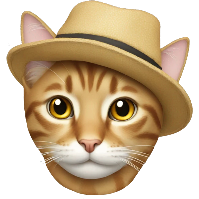 cat hat emoji