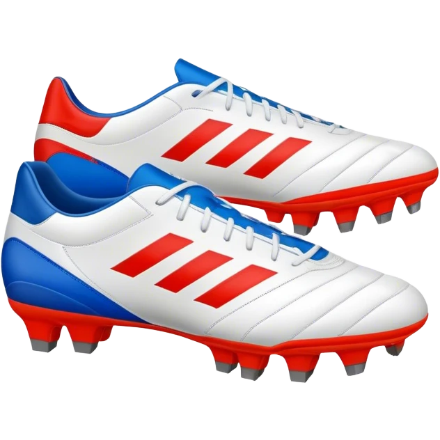 Cinematic Realistic image of a pair of soccer boots featuring finely detailed synthetic and leather textures, vibrant accents and dynamic design elements, illuminated by bright, field-side lighting that captures their sporty essence emoji