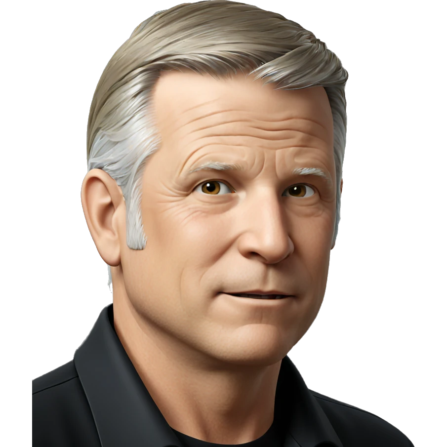 old man in black shirt emoji