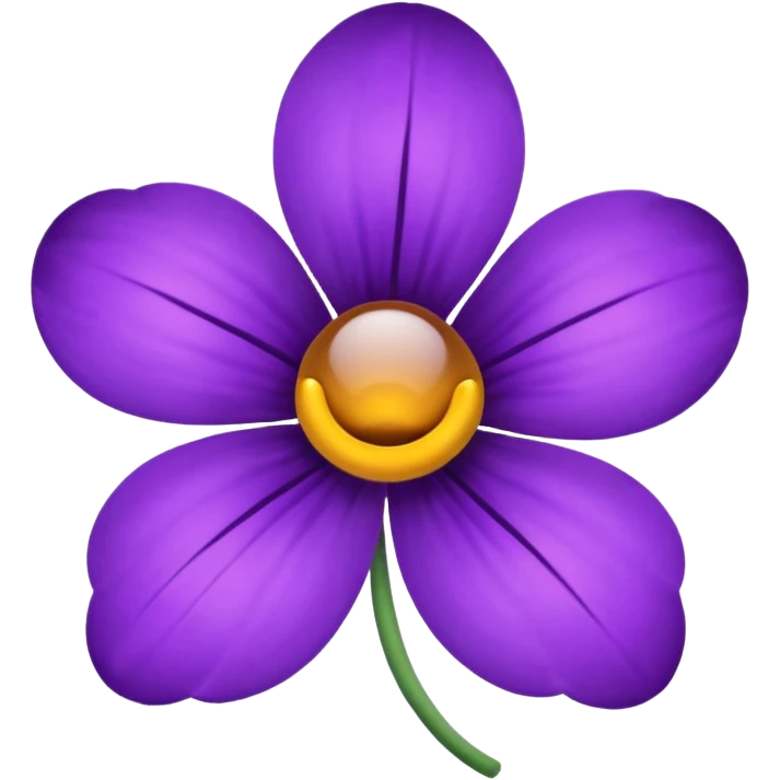 Violet flower emoji