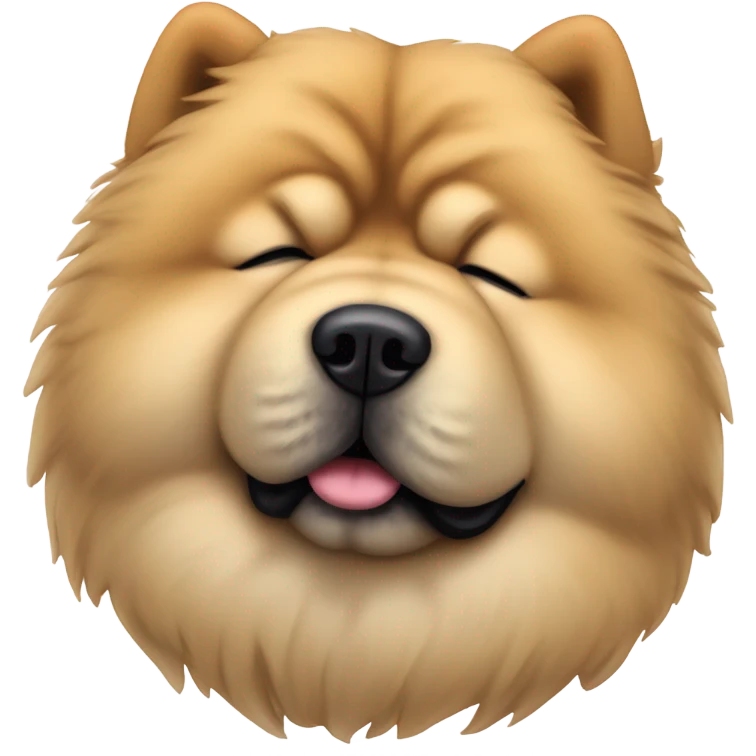chow chow tired emoji