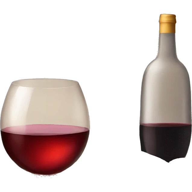 a book and a glass of wine emoji