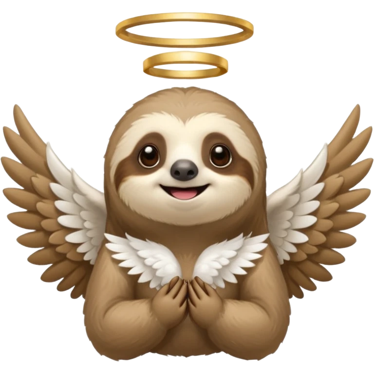 sloth angel emoji