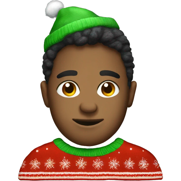 ugly christmas sweater emoji