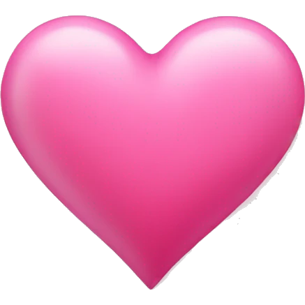 Pink heart  emoji