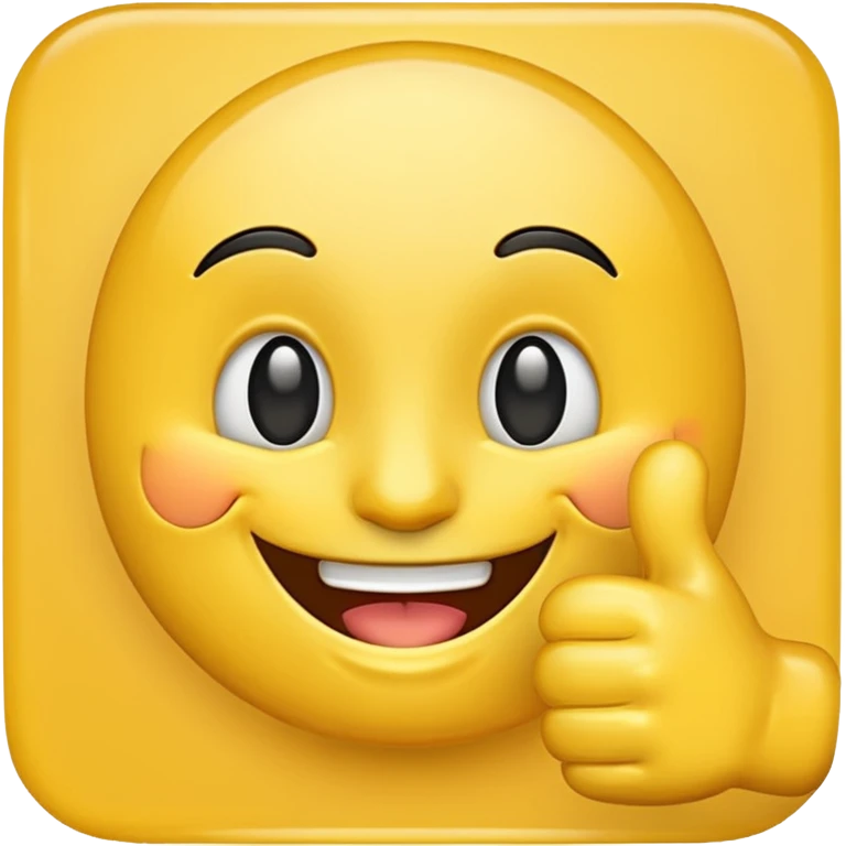 win emoji smiling face with thumbs up emoji