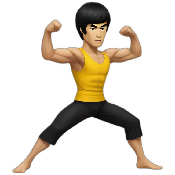 bruce lee emoji