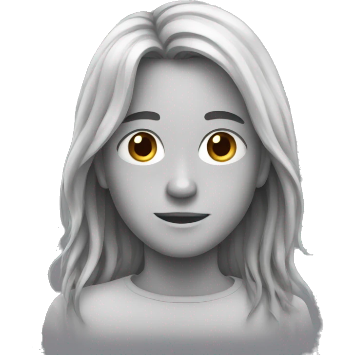 Long hair teenager boy emoji