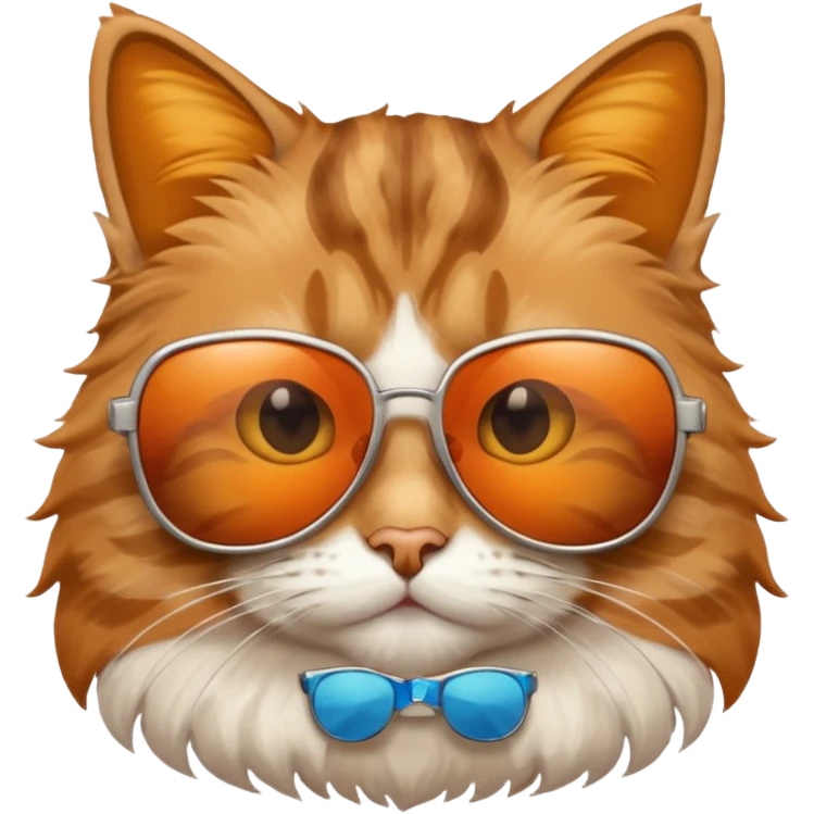 Cat wearing sunglasses emoji