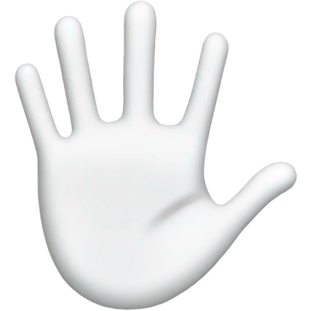 white grab hand cursor icon emoji
