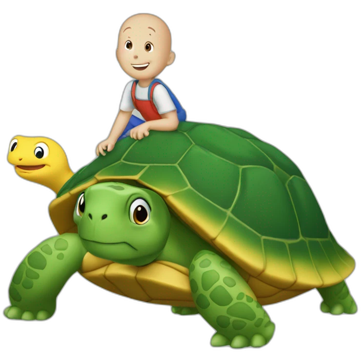 Une tortue sur un caillou emoji