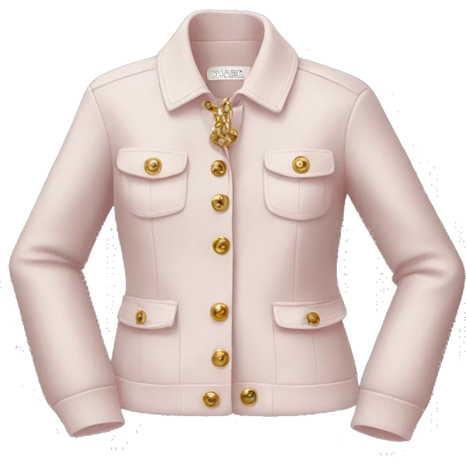 Chanel clothing emoji