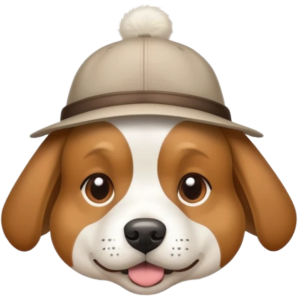 Dog with hat backwards  emoji