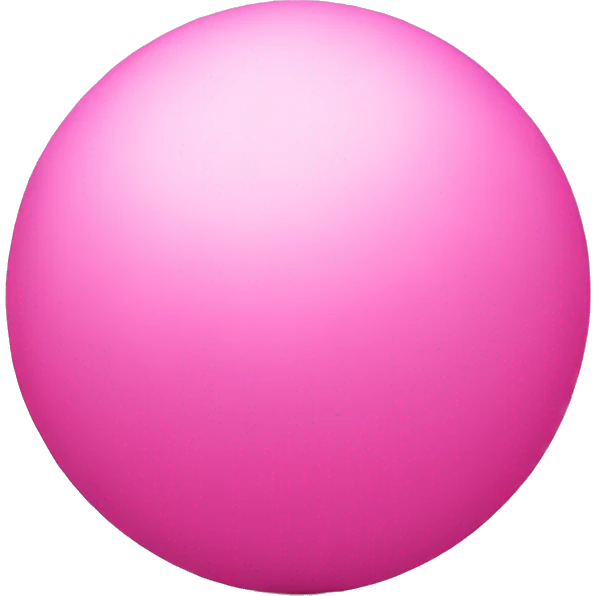 Pink ball emoji
