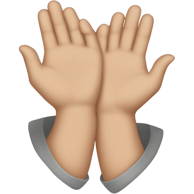 Hands kissing emoji
