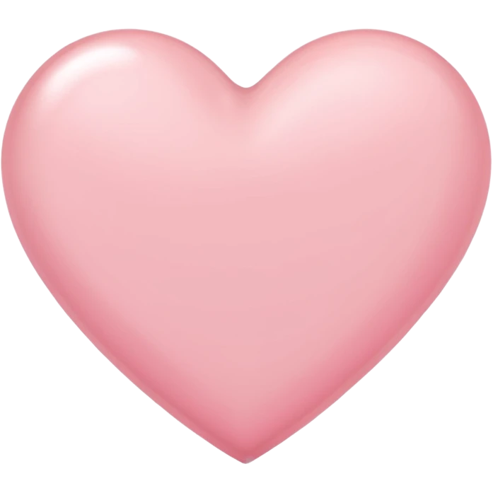light pink heart emoji