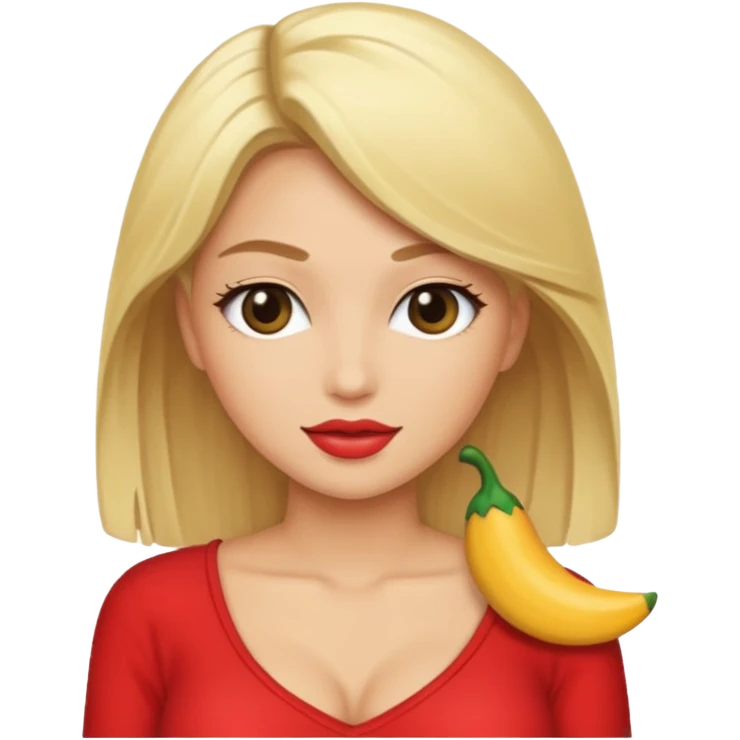 mude sexy blonde women emoji
