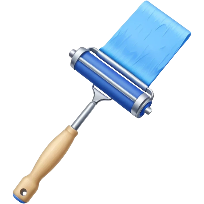 Small paint roller emoji