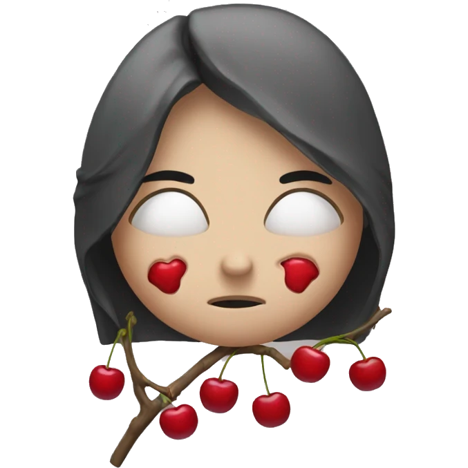 sorrow cherry emoji