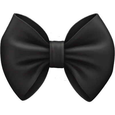 black bow emoji