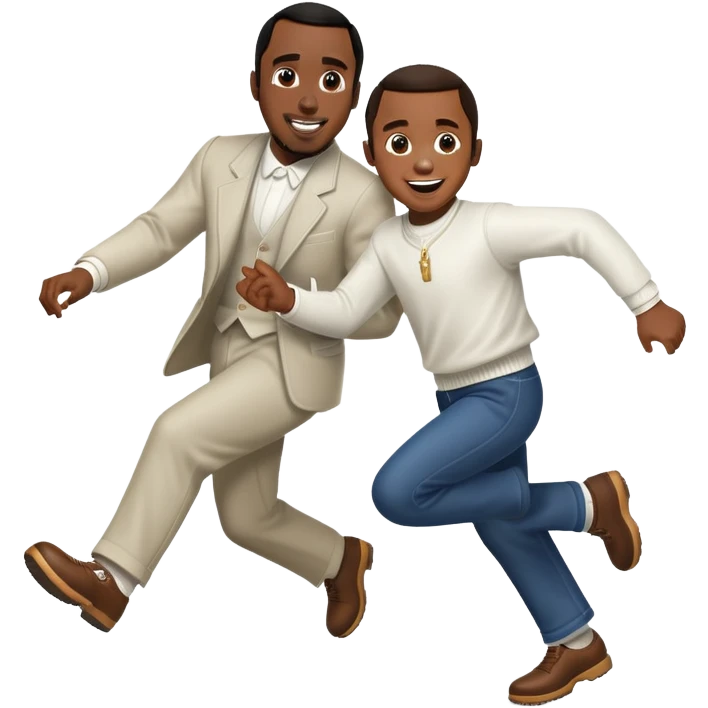 Diddy chasing a kid  emoji