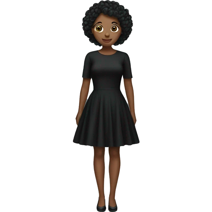 Black dress emoji