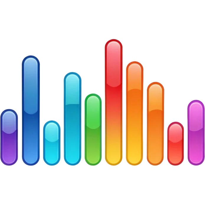 black audio spectrum emoji